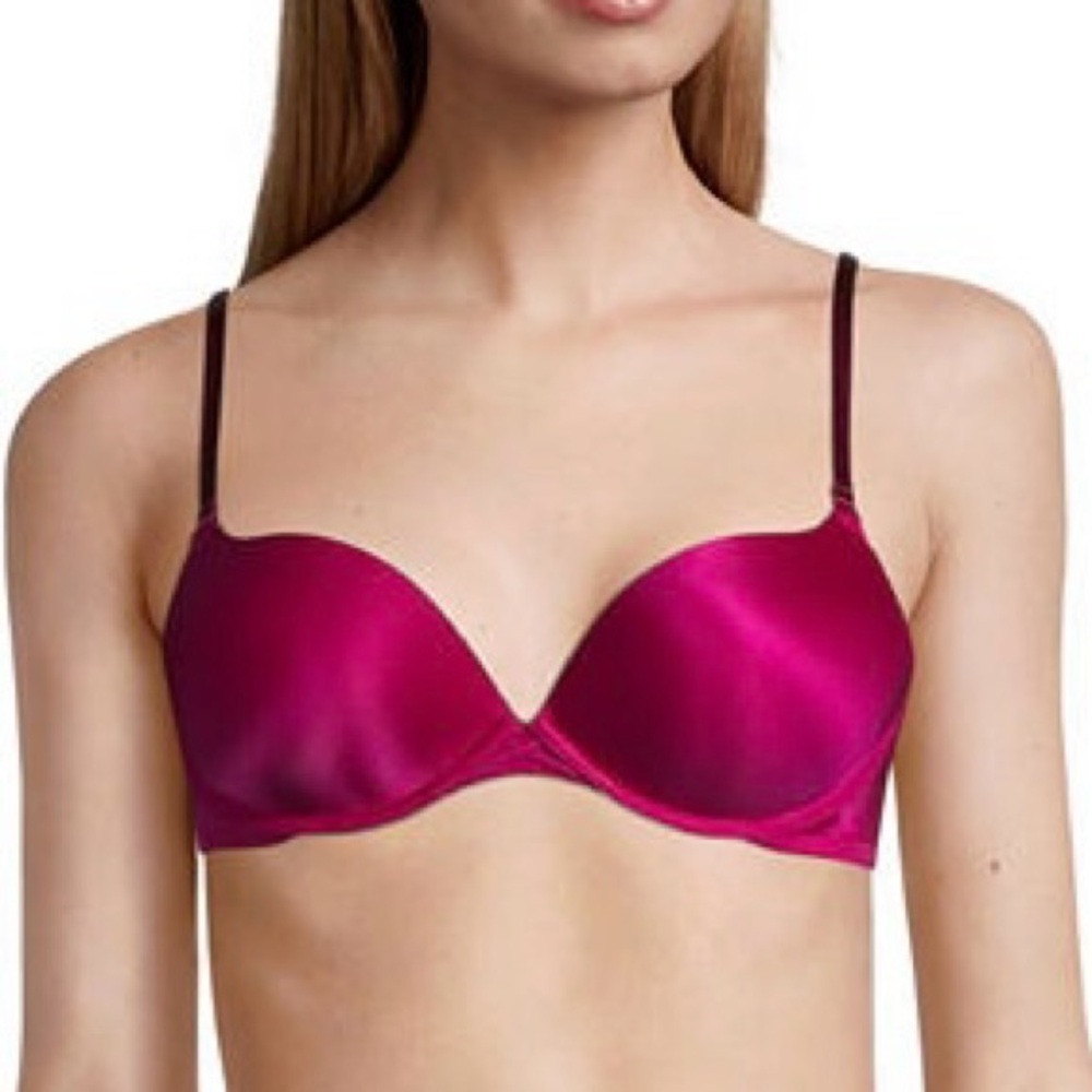 Ambrielle Women's Fuchsia Bra